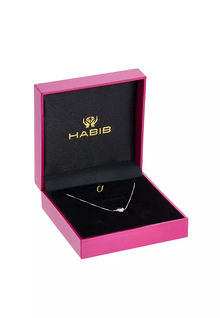 HABIB 750/18K White Gold Necklace 040VE D MP85(WG)-BBY