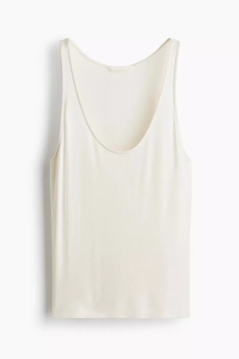 Scoop-neck vest top