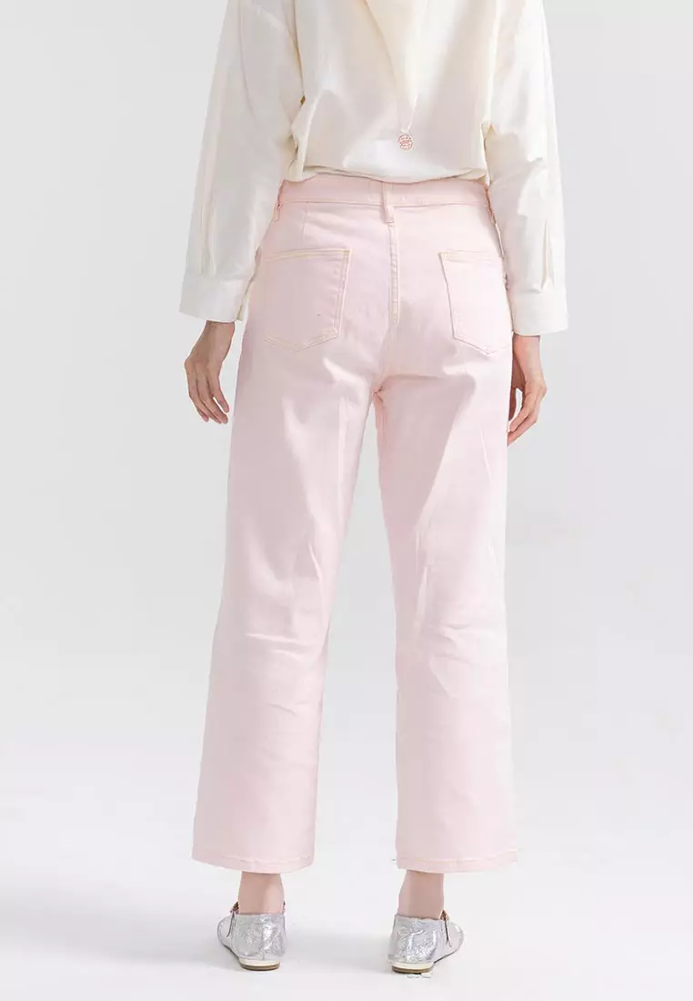 Ria Miranda Baby Pink Claris Pants