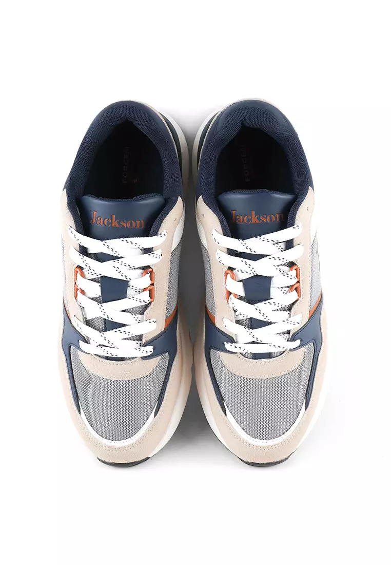 Jackson Rons 1ST Navy Beige - Sepatu Sneakers