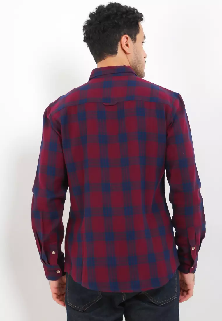 Kemeja Kotak Lengan Panjang - Siswanto Shirts