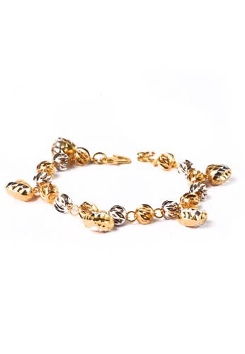TOMEI gold TOMEI Bracelet, Yellow Gold 916 (9M-MXR18004-K3-2C) 3D2E1AC6D61051GS_1