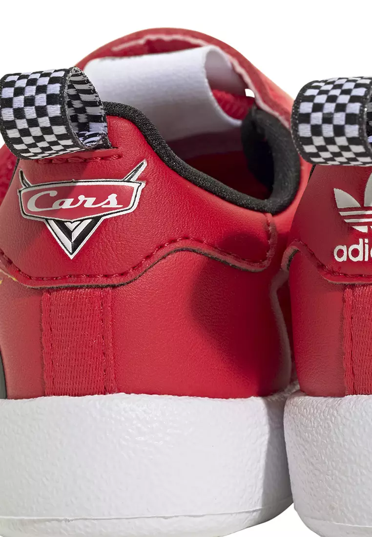 Lifestyle Pixar Cars Adifom Superstar 360 Shoes Kids Unisex Red JR3754