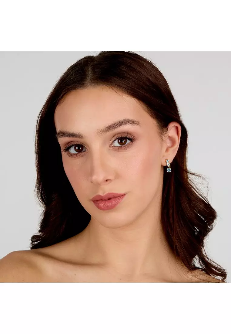 MORELLATO TESORI Blue and Gold Earrings SAIW301