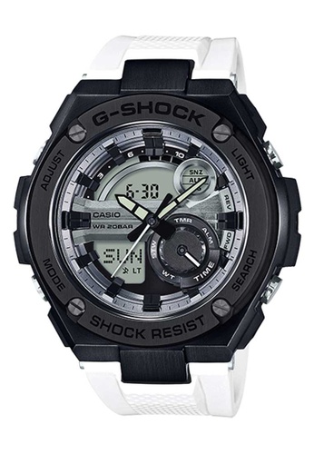 Buy Casio Casio G Shock G Steel Black And White Resin Watch Online