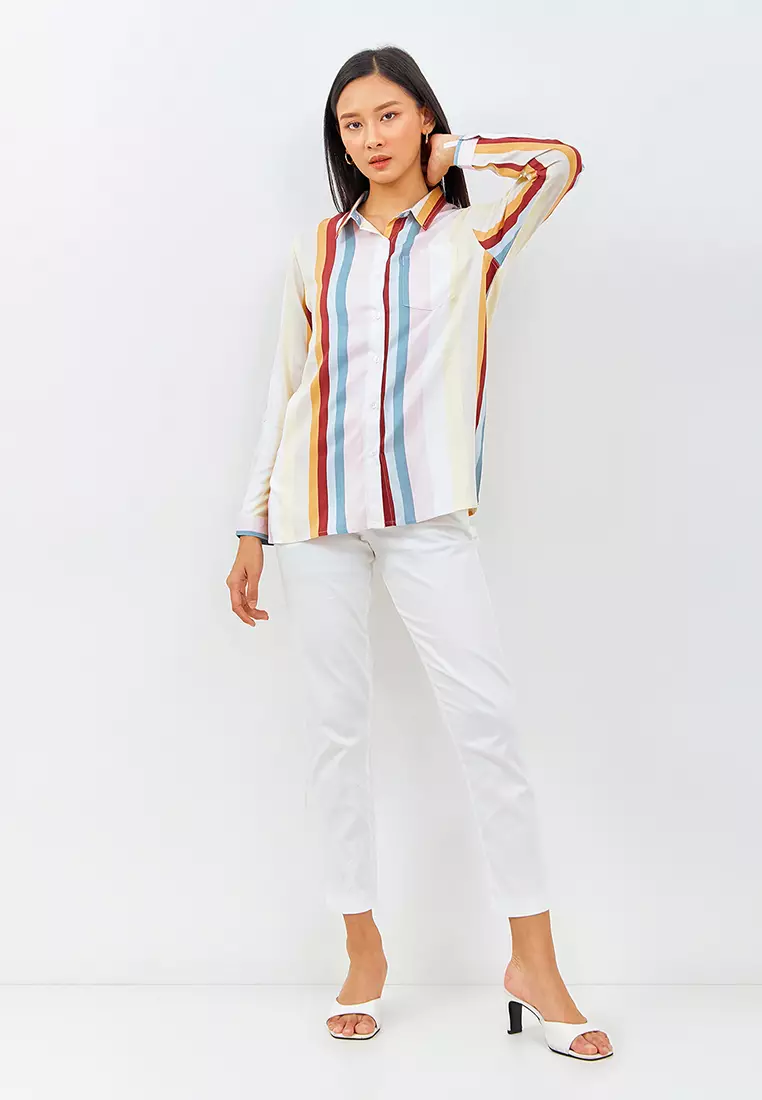 Laruku Pink Stripe Shirt (G.11598)