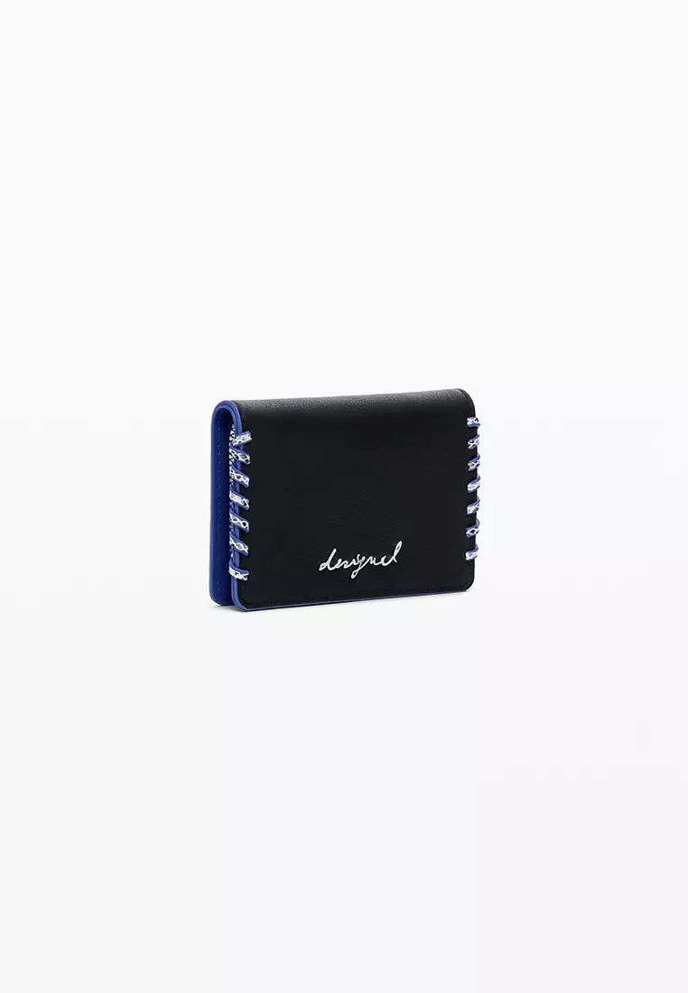 Medium detachable stitched wallet