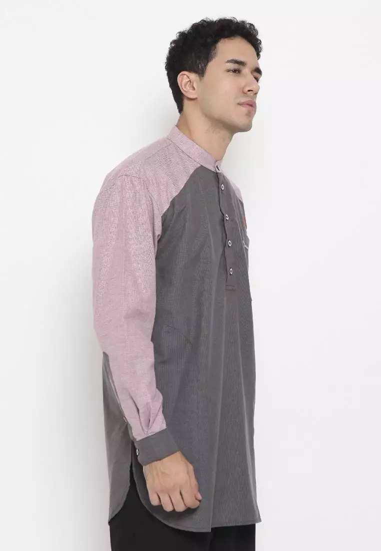 Zayidan Baju Koko Gamis Muslim Pria Zahir - Abu Tua