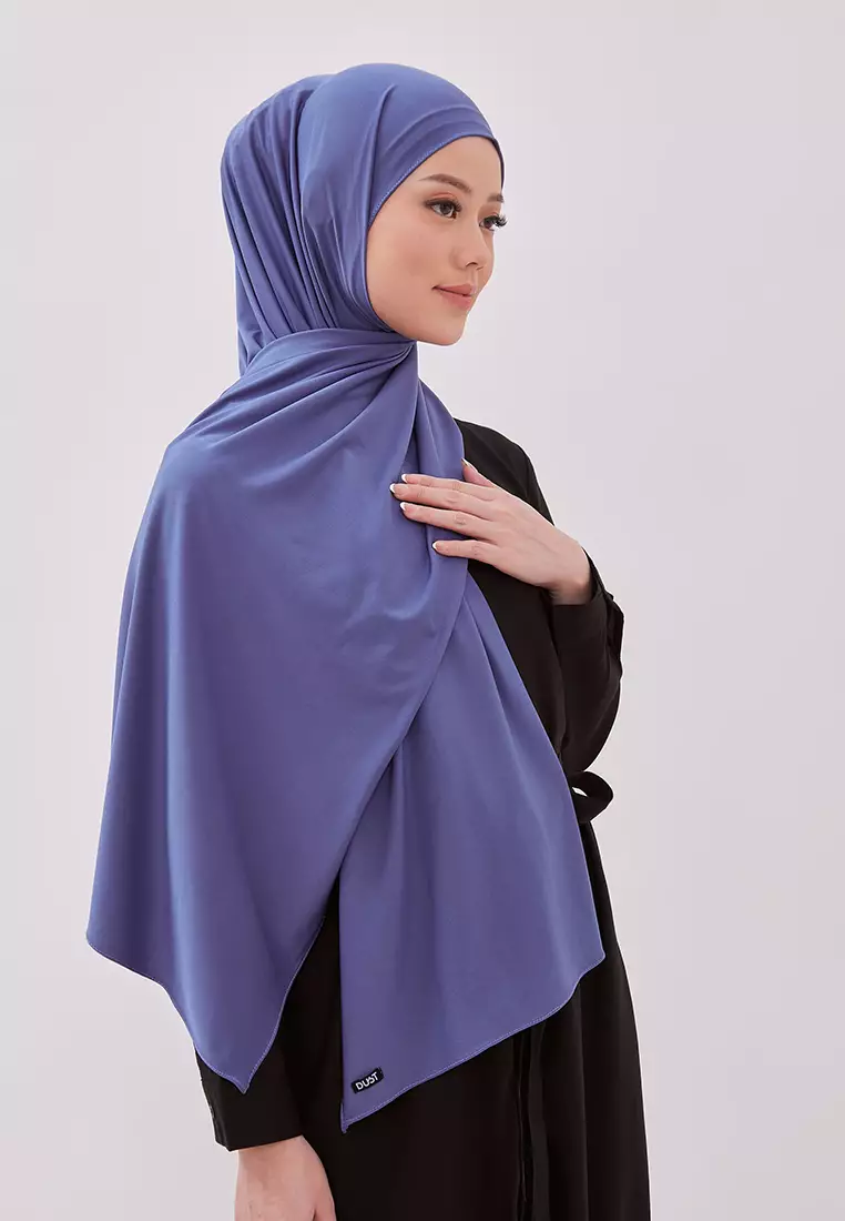 DUST Hijab Pashmina Haniya Biru (D. 9125)
