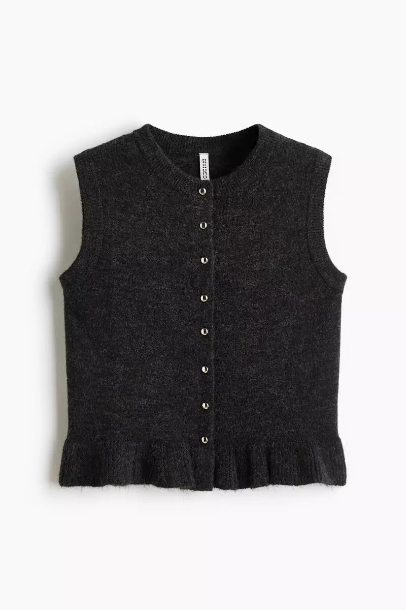 Knitted waistcoat