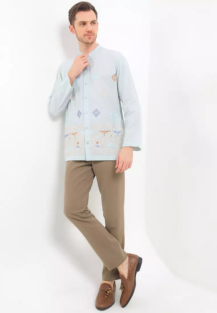 Herbal Garden Long Sleeve Baju Koko