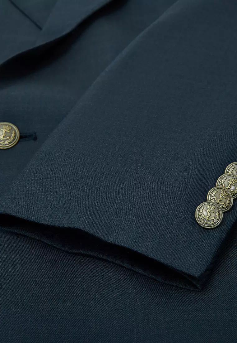 Pure Wool Suit Blazer