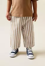 Tan/White Stripe