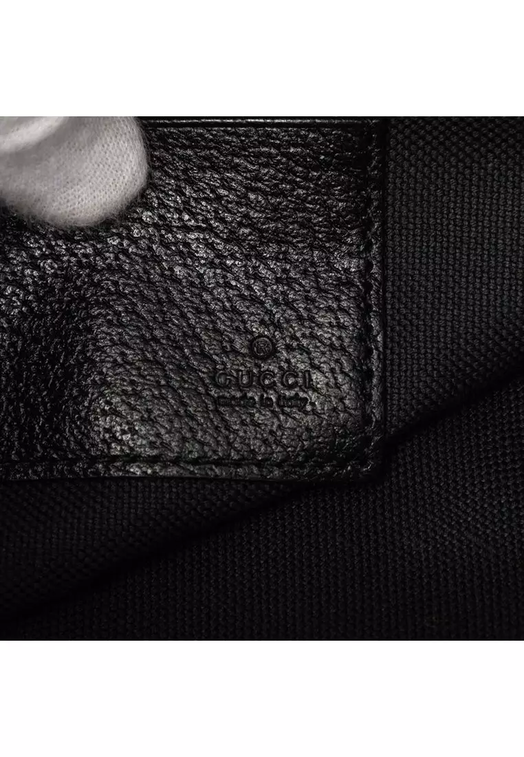 Pre-Loved Gucci Gg Wool Clutch