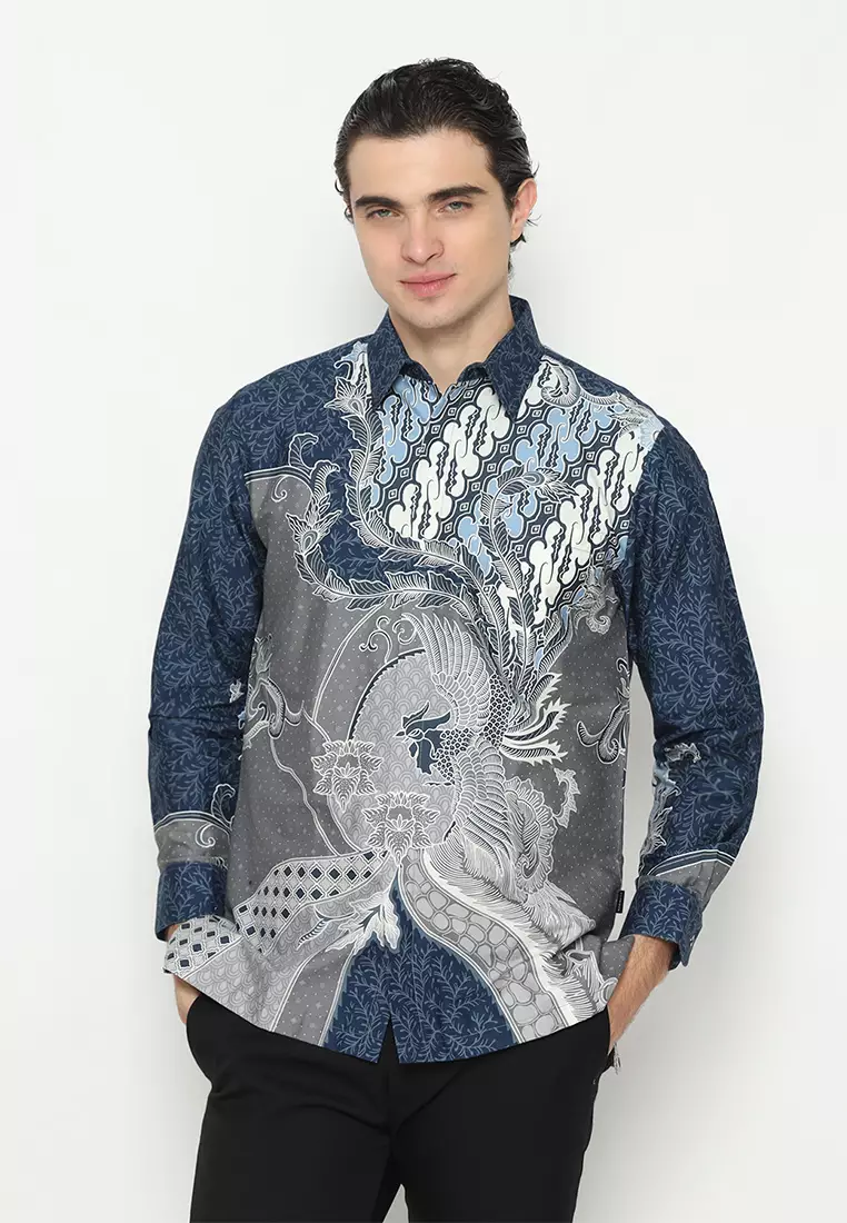 Hadinata Batik Kemeja Panjang Furing Superfine Jaya Jiva