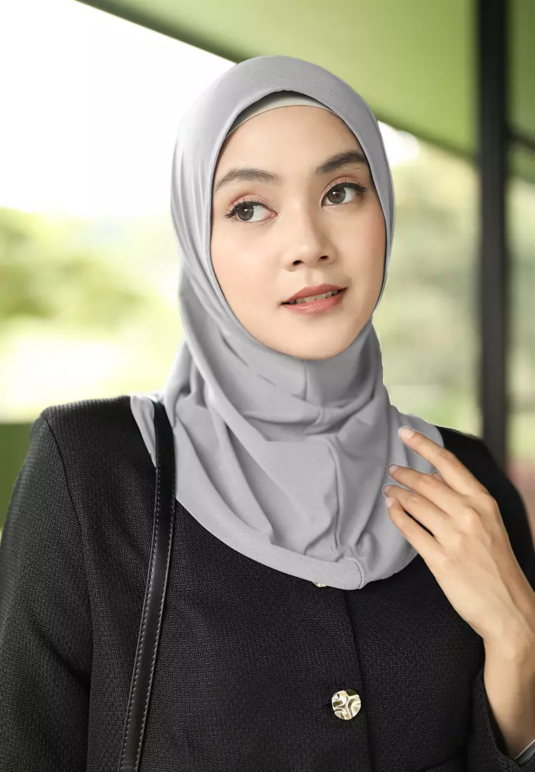 Zelena - Serena Bergo Instan | Hijab Instan - Silver
