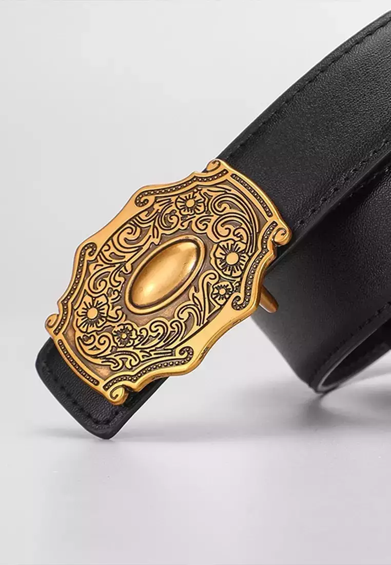Vintage Engraved Belt