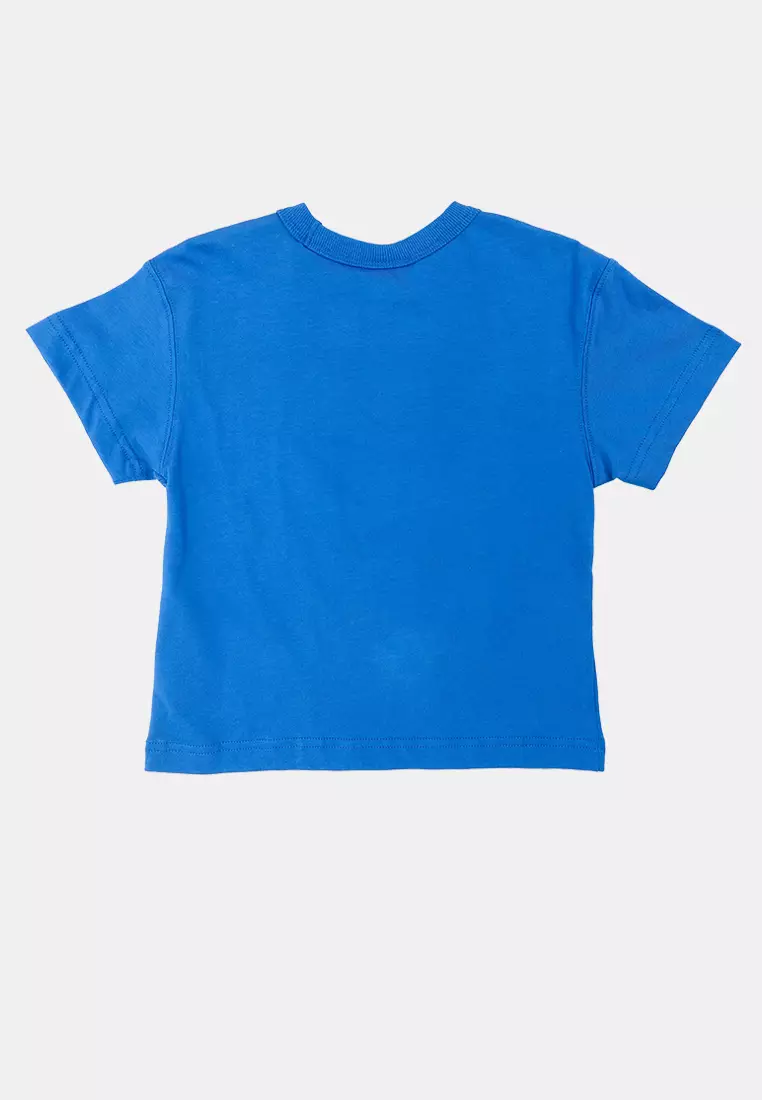 License Drop Shoulder Short Sleeves Tee