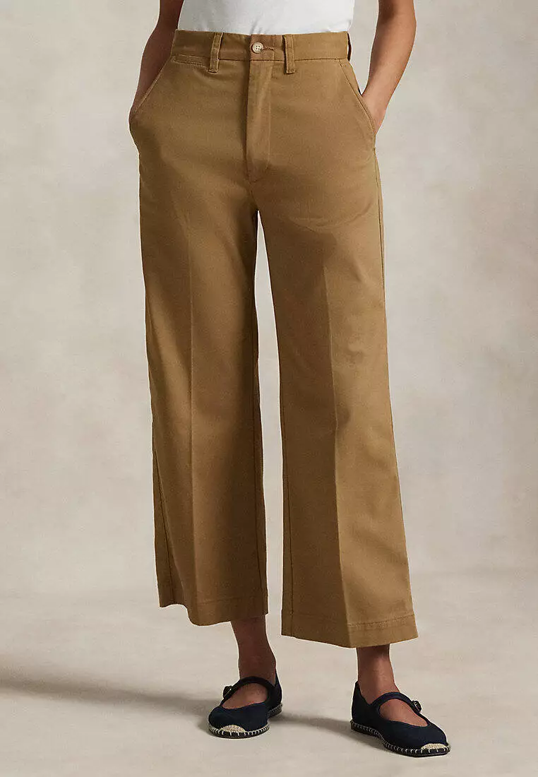 Chino Wide-Leg Pant