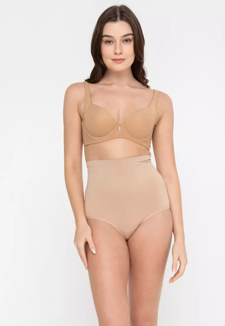 Bra With Underwire Push Up Cup C Mocha