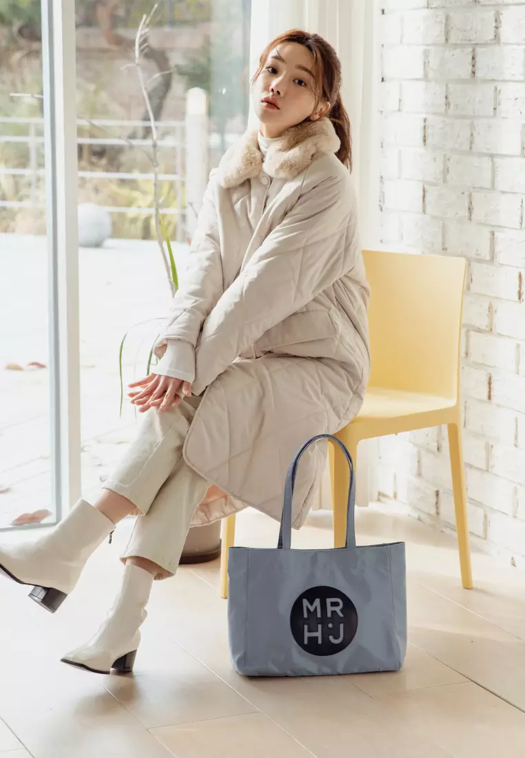 BONO Nylon Shoulder Bag Blue