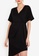 ZALORA WORK black Asymmetric Hem Wrap Dress 99883AA8402A76GS_3