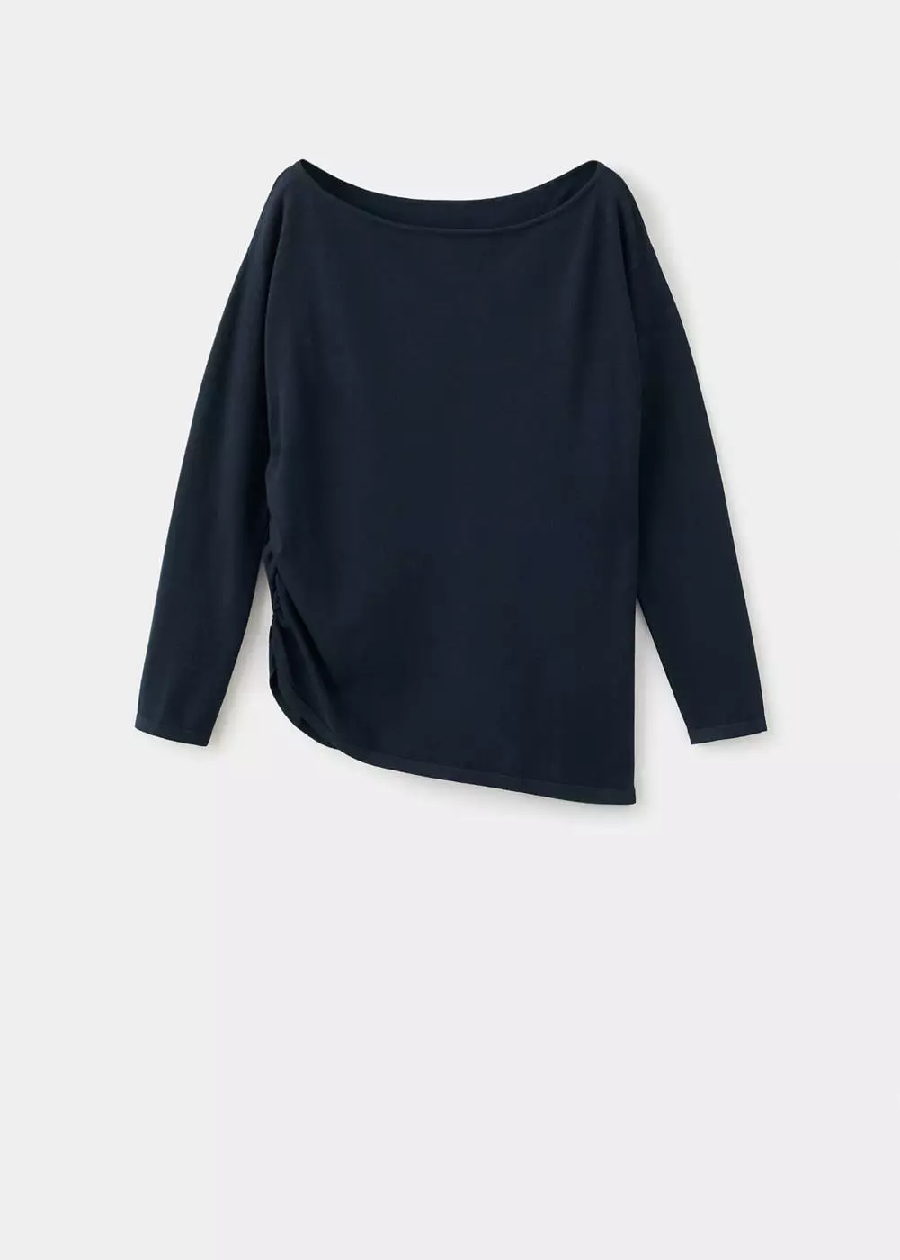 Sweater rajutan kerah boat