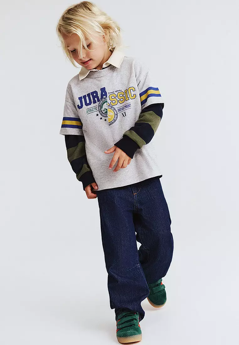 Licensed Drop Shoulder Short Sleeves Tee