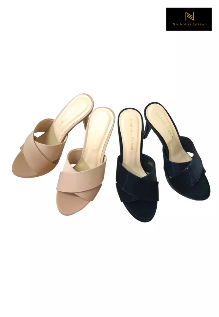 Nicholas Edison Heel Elga Black