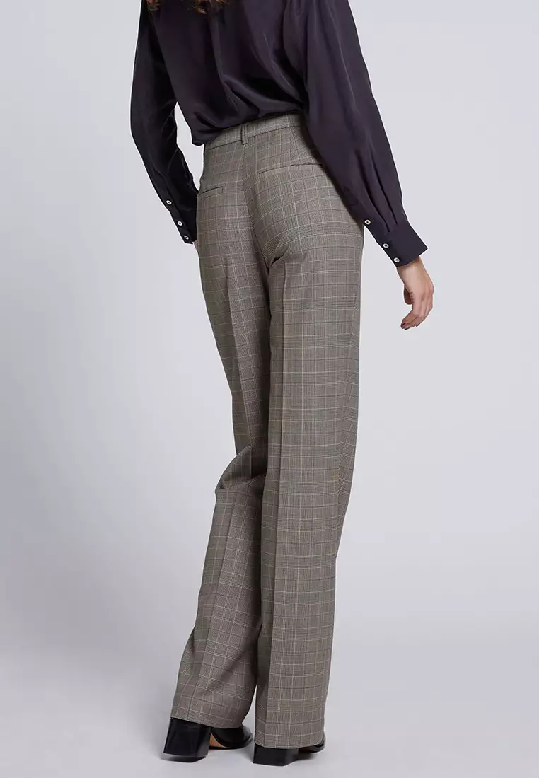 Slim Flared Tailored Trousers