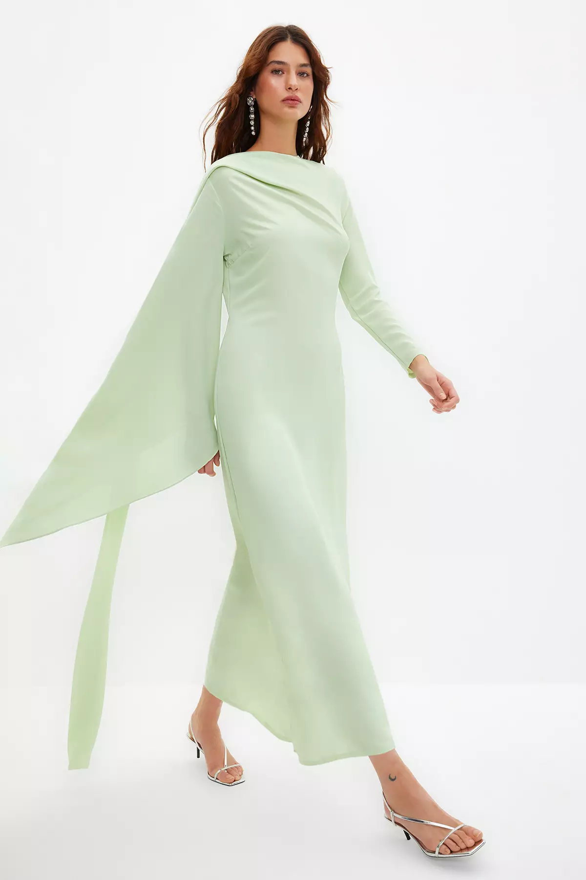 Draped Maxi Dress