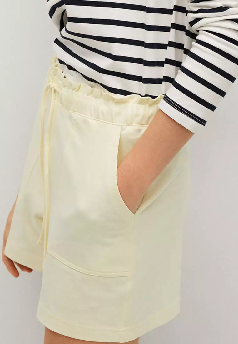 Pockets Cotton Shorts