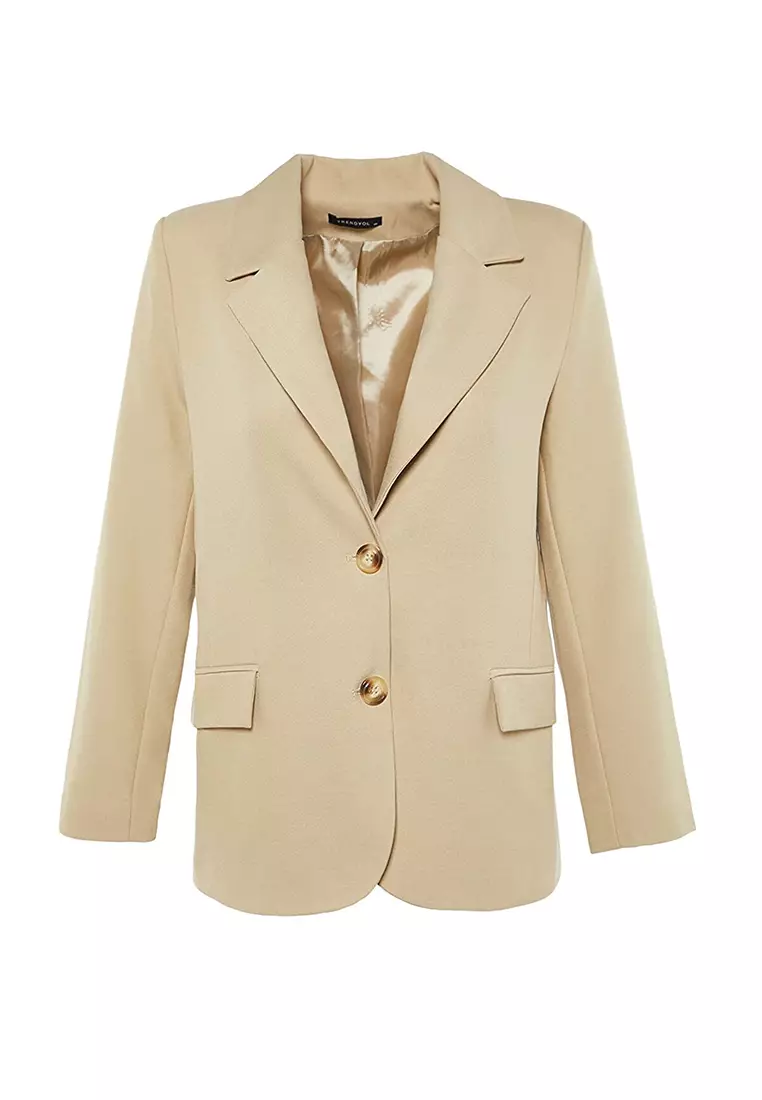 Buy Trendyol Texture Blazer Online | ZALORA Malaysia