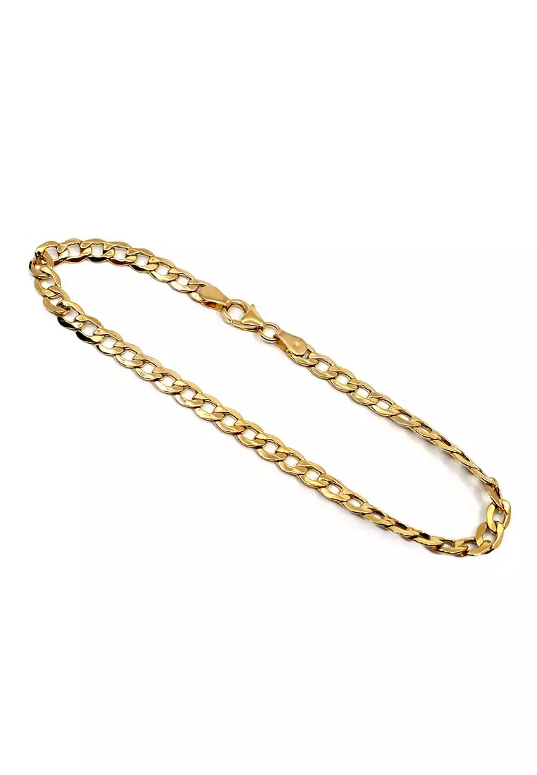 18K Italian Made Yellow Gold Bracelet