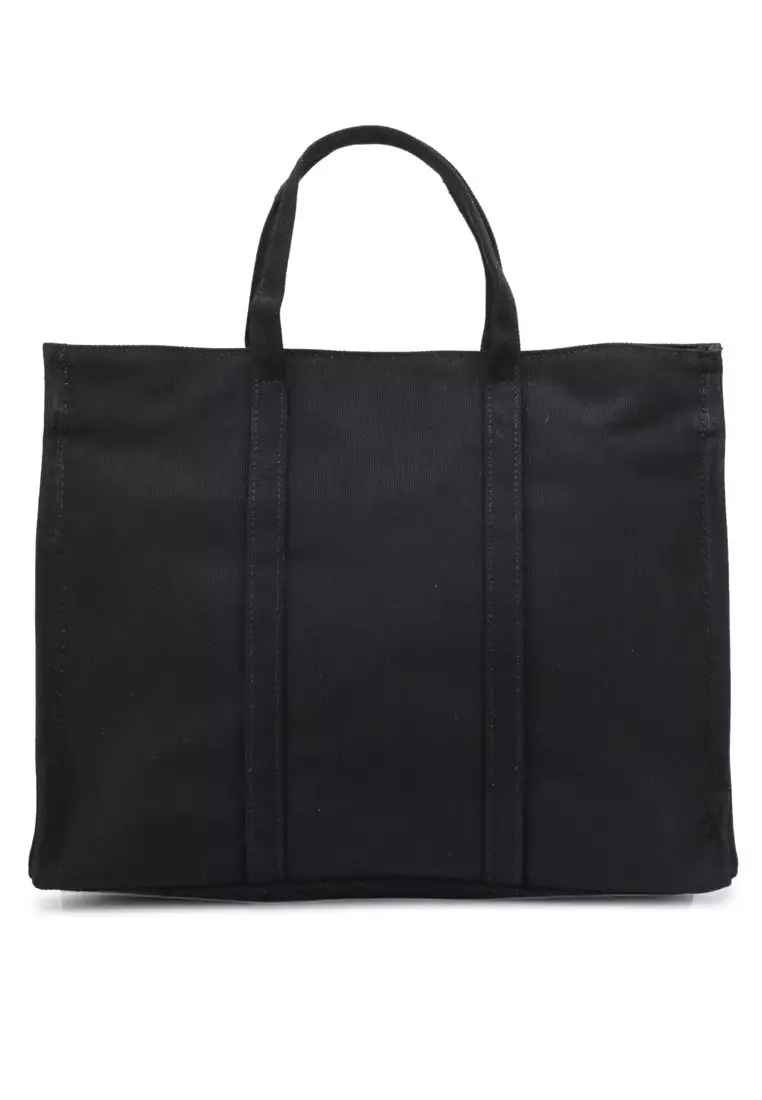 Buy BAGSTATION Duo-Tone Canvas Top Handle Bag 2024 Online | ZALORA ...
