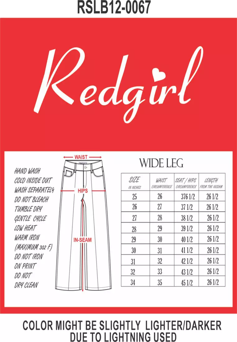 Denim Wide Leg Pants