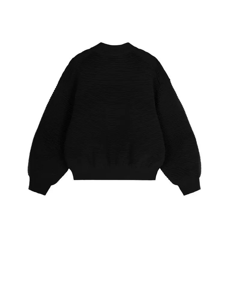 Mid-Length Cardigan Sweater