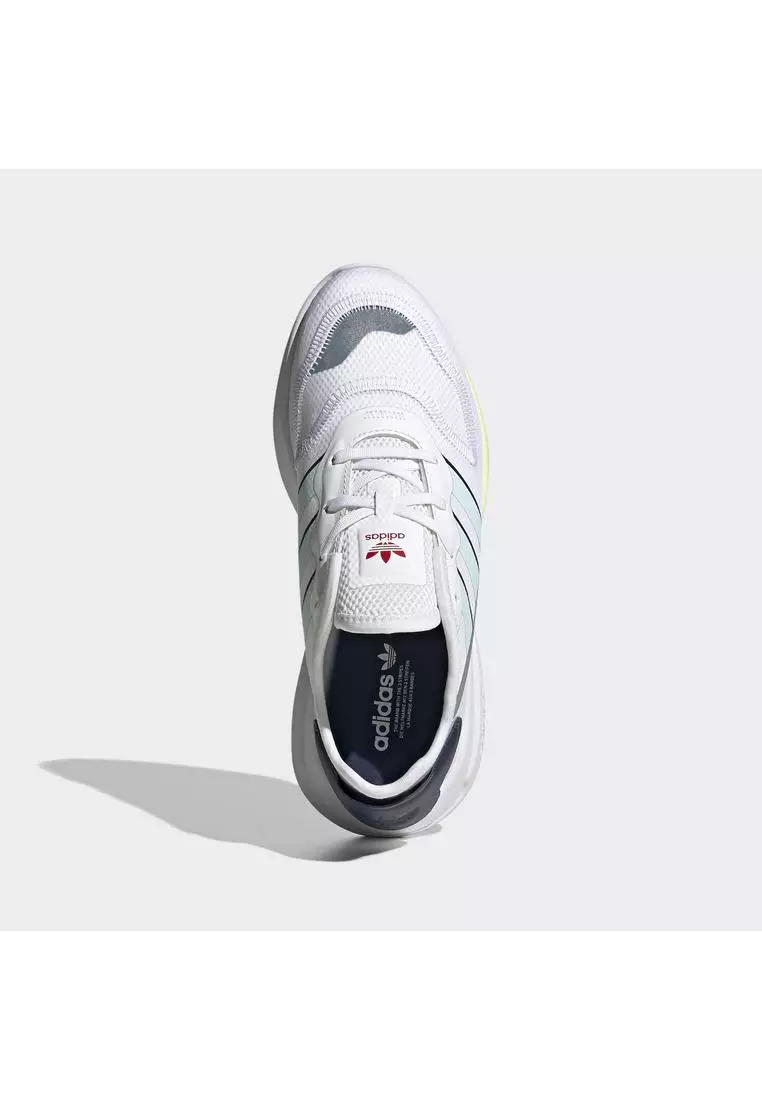 Buy ADIDAS originals zx 2k florine shoes in Footwear White/Ice 