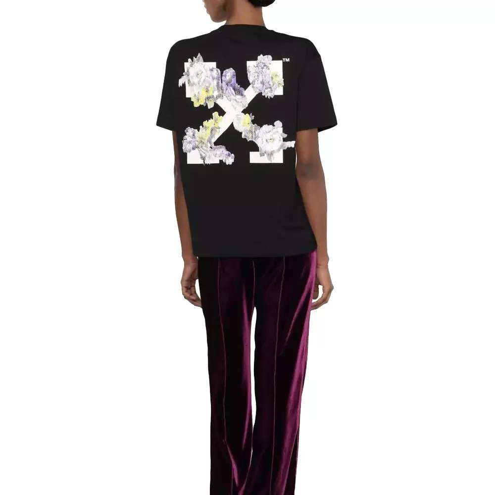 off white blossom tee