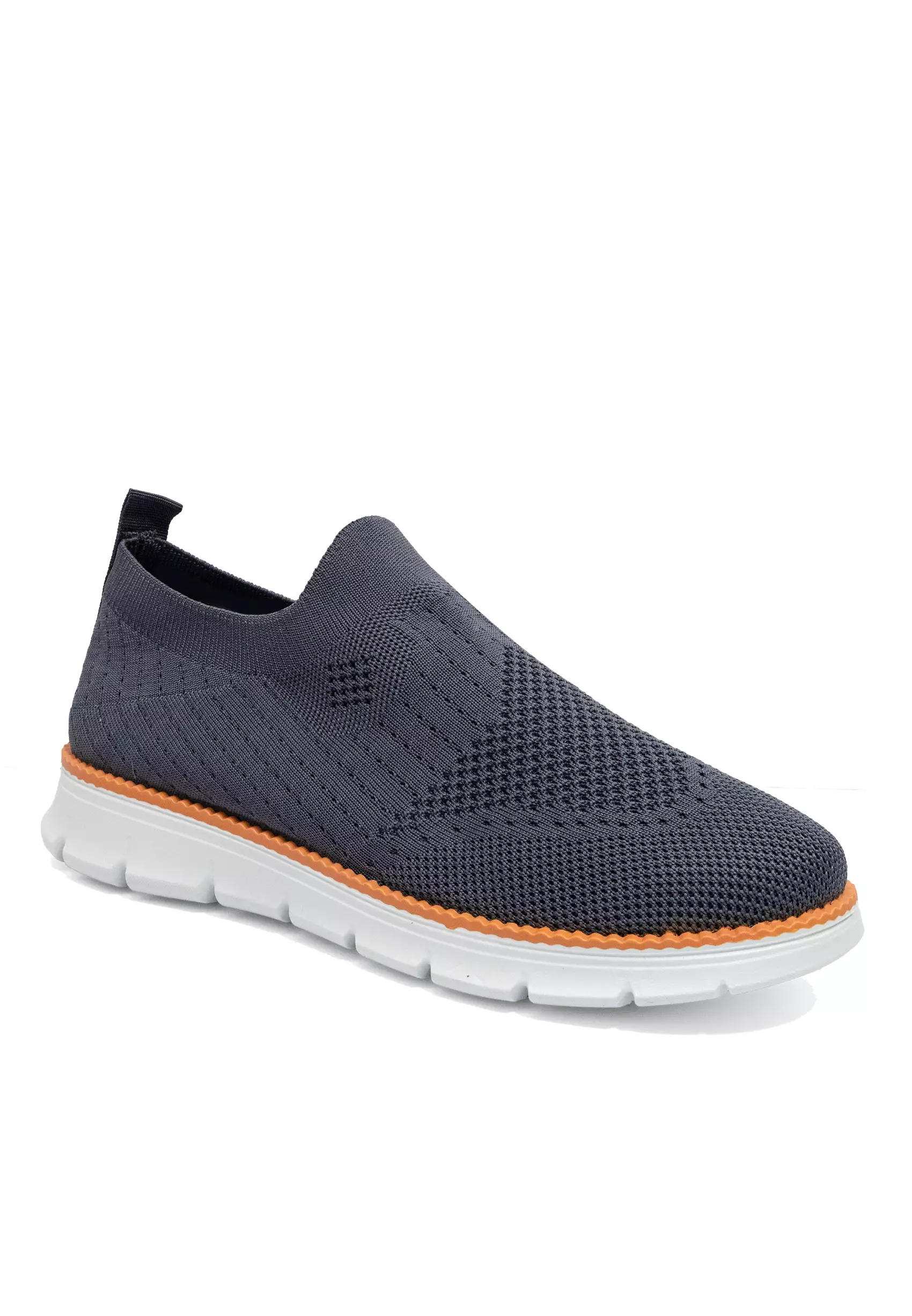 Dr. Kevin Sepatu Sport Pria Men Sneakers Sekolah Flyknit Non Tali Slip On 889-080