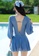 A-IN GIRLS blue Elegant mesh-paneled swimsuit 406E0US44AD51BGS_2