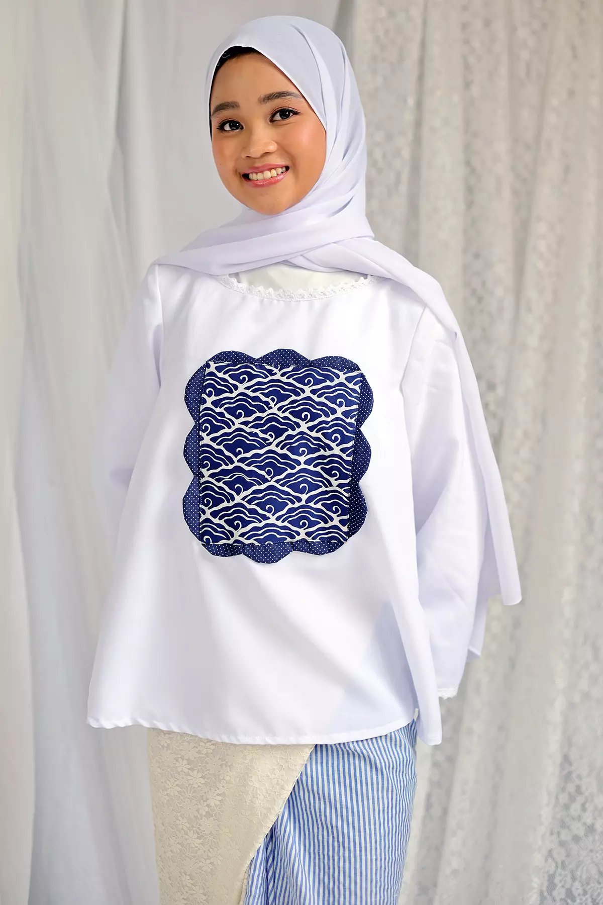 Cendani Megamendung Puffy Sleeves Kebaya