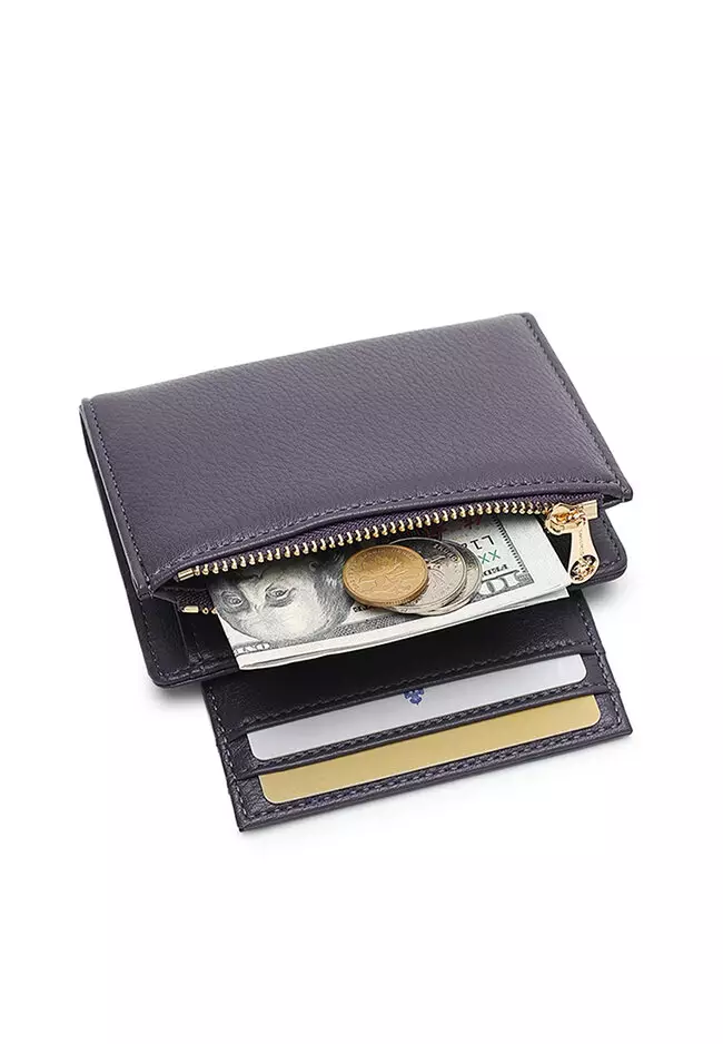 Women's 2 in 1 Purse/Wallet With Coin Compartment - Purple