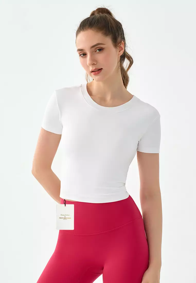 Buy HAPPY FRIDAYS Women's Yoga Short Sleeve Tees DSG-DST899 2025