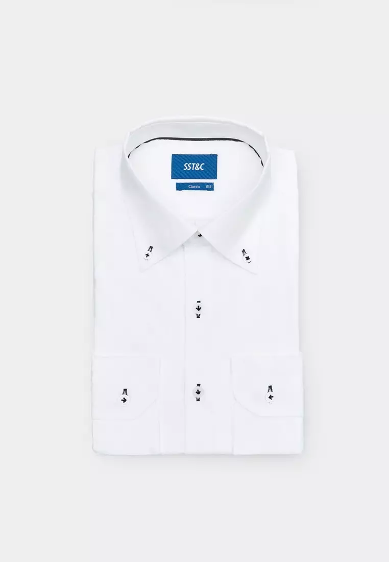 White Classic Fit Shirt