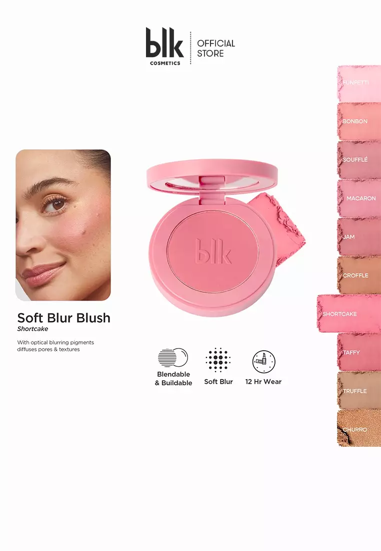 Discount on blk cosmetics  shoes - SKU: Blk Cosmetics Soft Blur Powder Blush Shortcake