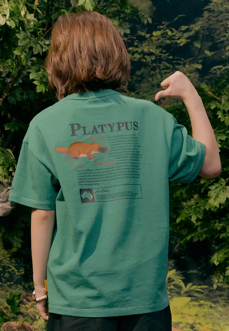 【NATIONAL GEOGRAPHIC】CONCEPT ANIMAL GRAPHIC ECO半袖Tシャツ NATIONAL GEOGRAPHIC】CONCEPT ANIMAL GRAPHIC ECO半袖Tシャツ