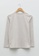 LC WAIKIKI beige Printed Long Sleeves Women's T-Shirt CD1F6AAD69273CGS_6