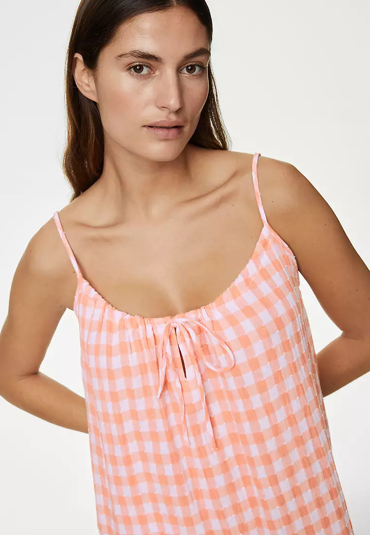 Muslin Foil Print Chemise