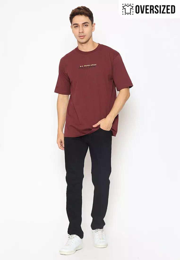 RBJ T-Shirt Cotton Combed Oversized Pria 2079250241